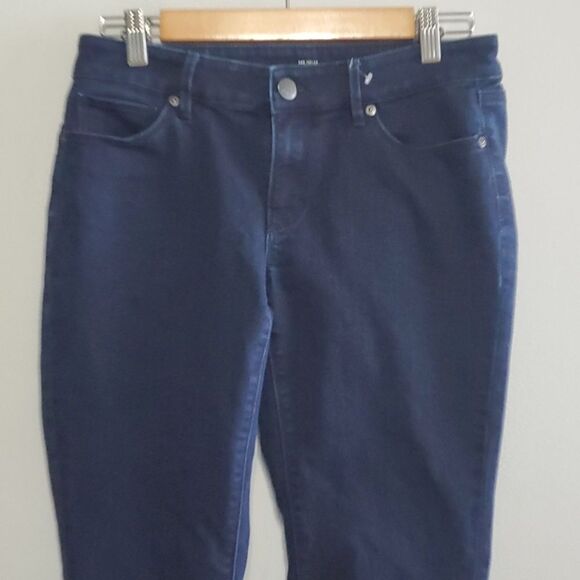 Ann Taylor LOFT jeans women's size 6 petite 6P blue curvy sexy boot - Picture 6 of 12